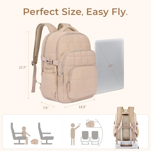Quilted Backpack with RFID