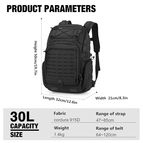 30L Molle Military Backpack