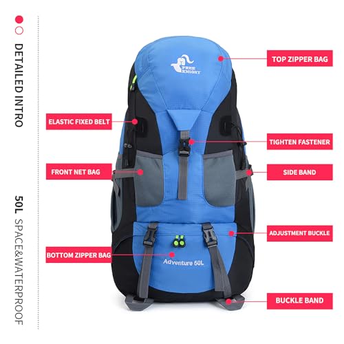 50L Hiking Backpack