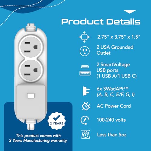Travel Power Strip W