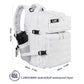 Military Tactical Backpack for Men and Women 45L Army 3 Days Assault Pack Bag Large Rucksack with Molle System White
