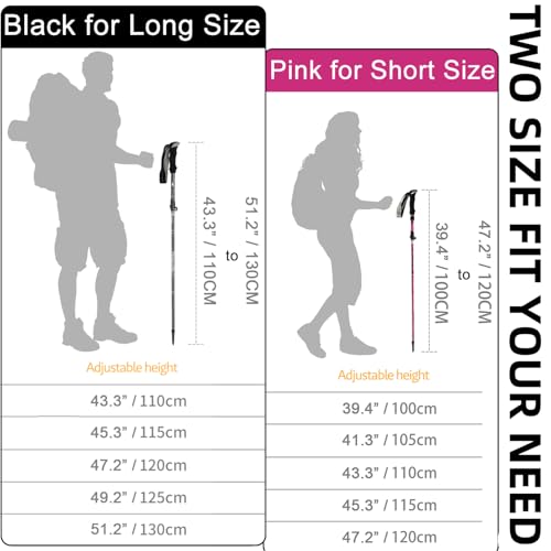 Hiking Poles Collapsible Trekking Poles