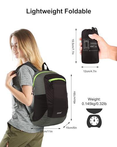 Foldable 20l Backpack For Travel Lightweight Hiking Packable Daypack for Men Travel Camping Outdoor Bag Women