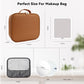 Travel Makeup Bag with LED Mirror and 10x magnifying glass with 3 Lighted Settings