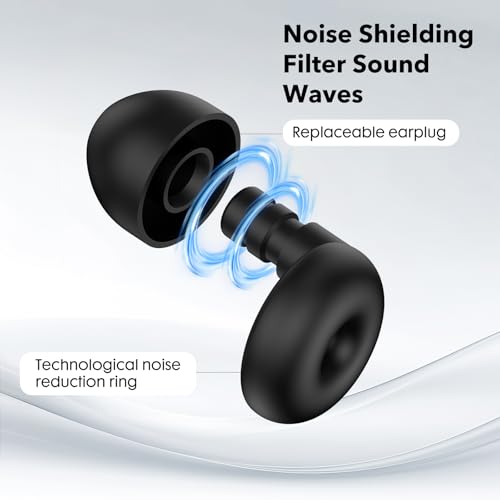 40dB Ear Plugs for Sleeping Noise Cancelling Ear Plugs for Noise Reduction & Snoring