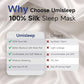 Sleep Mask 100% Mulberry Silk Eye Mask Sleeping for Women Men