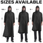 Hooded Rain Poncho Packable Waterproof Unisex Raincoat with Pocket