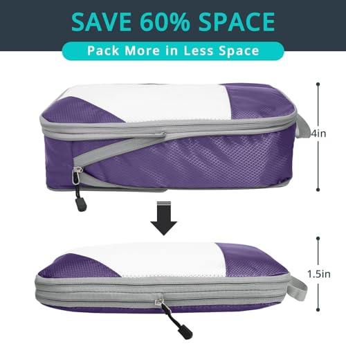 9 Set Compression Packing Cubes for Travel (9 Count)