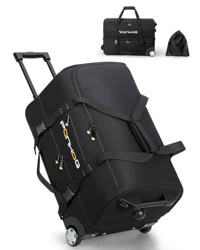 25 Inch Duffle Bag with Wheels and Handle for Men