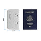 International Travel Adapter 220V to 110V Power Voltage Converter