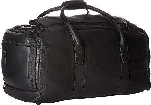 Duff Guy Colombian Leather 20" Single Compartment Top Load Travel Duffel Bag
