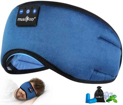 Sleep Headphones Bluetooth 5.4 Sleep Eye Mask with HD Speakers