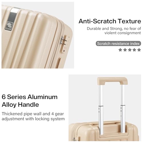 Expandable Hard Shell Luggage Sets (3 count)