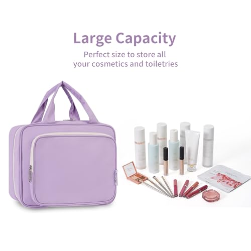 Hanging Toiletry Bag for Women Travel Makeup Bag Organizer Toiletries Bag for Travel Size Essentials Accessories Cosmetics