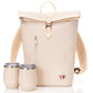 Two Bottle Rolltop Wine Tote Bag