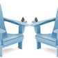 Outdoor Adirondack Chair Set of 2 with Cup Holders (2 Count)