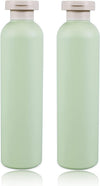 13.5oz Squeeze Bottles with Flip Cap, Refillable Plastic Travel Bottles for Creams, Lotion, Shampoo, Conditioner (2 Pcs)