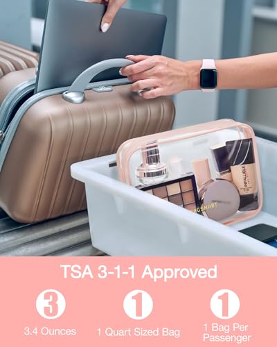 Clear Toiletry Bag 3 (3 Count)