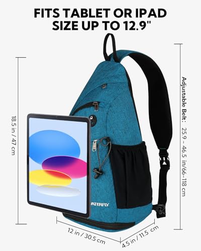 Large Sling Bag Crossbody Backpack Chest Pack for Men Women