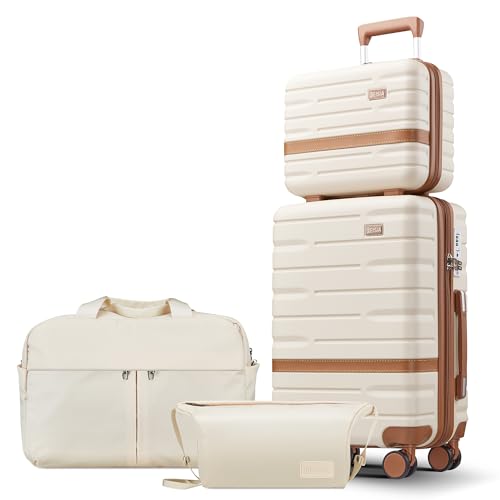 Luggage Sets with TSA Lock Hardside PC+ABS Carry On expandable Suitcase with Spinner Wheels Lightweight Rolling Travel Luggage Sets with YKK