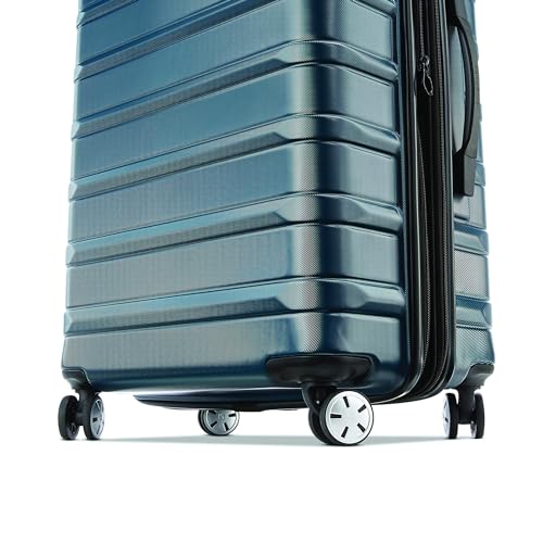 Omni 2 28 Inch Large Checked Hardside Luggage with 360° Spinner Wheels