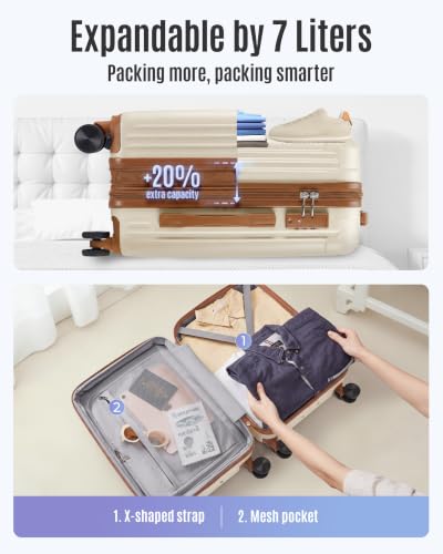 20 Inch Carry On Luggage 22x14x9 Airline Approved