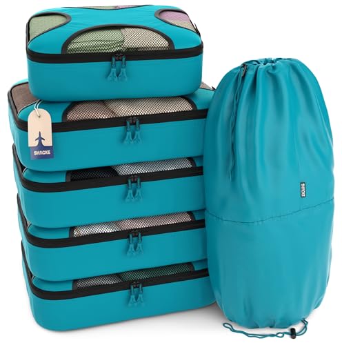 Packing Cubes for Travel 6 Set (5 Count)