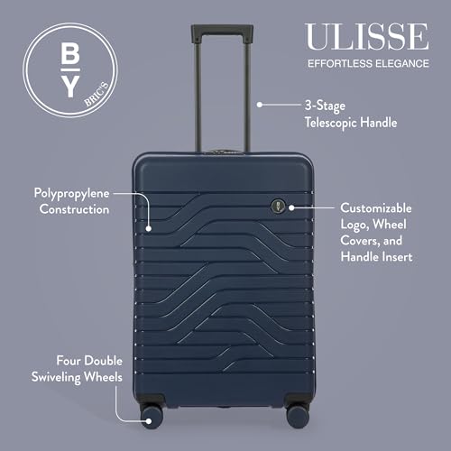 B Y Ulisse Checked Luggage with Spinner Wheels