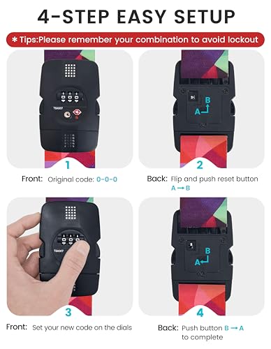 Travelkin Luggage Straps TSA Approved