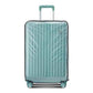4 Piece Expandable Hardshell Pink Luggage Sets with Spinner Wheels