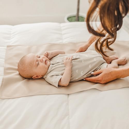 Faux Leather Waterproof Baby Changing Mat 2 Pack (2 Count)