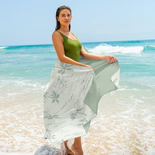 Microfiber Beach Towel for Adults with Bag