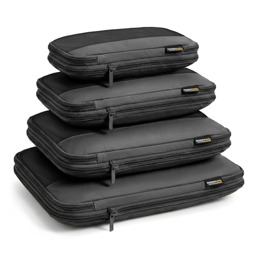 4 Piece Compression Packing Cubes for 3 (4 Count)