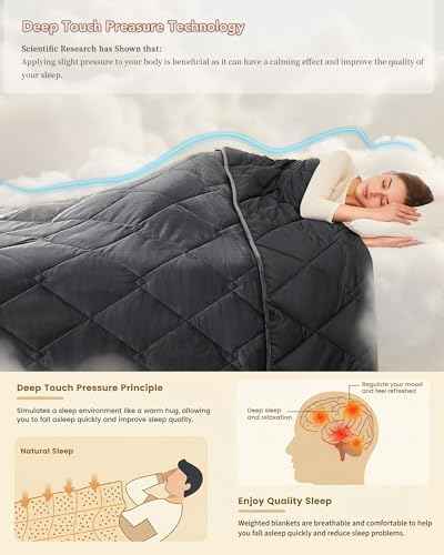 King Size Weighted Blanket for Adults 15lbs