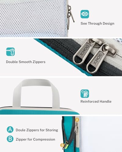 Compression Packing Cubes for Travel (6 Count)