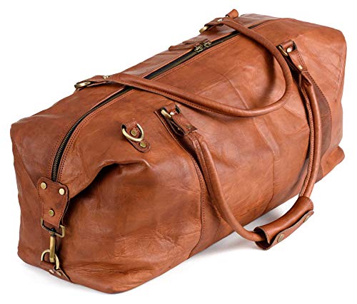 Vintage Leather Duffle Bag München for Travel or the Gym
