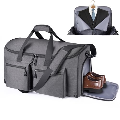 2 in 1 Garment Duffle Bags for Travel Mens Carry