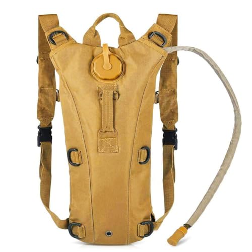 Tactical Water Hydration Pack Military 3L Water Bladder Carrier Backpack Leakproof for Running Jogging Cycling Hiking