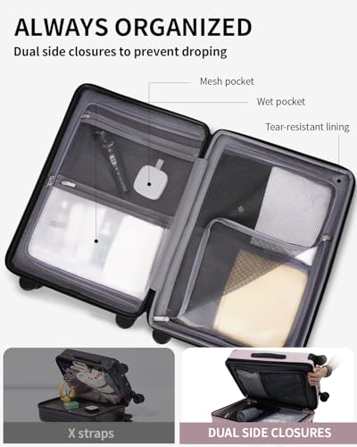 Hardside Expandable Carry On Luggage