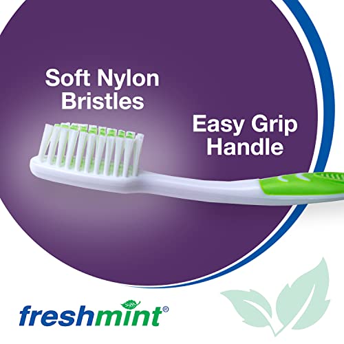 Individually Wrapped Bulk Premium Toothbrushes (144 Count)