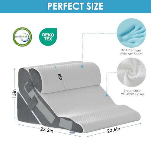 Wedge Pillow Set for After Surgery (3 Count)