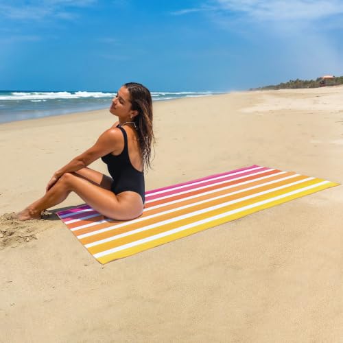 Microfiber Beach Towel for Adults with Bag