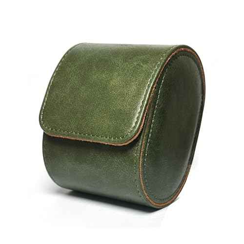 Longjet Watch Roll Travel Case for Men Portable Watches Organizer Box