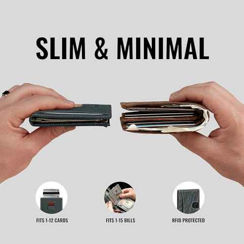 Money Clip Slim Minimalist Wallet for Men