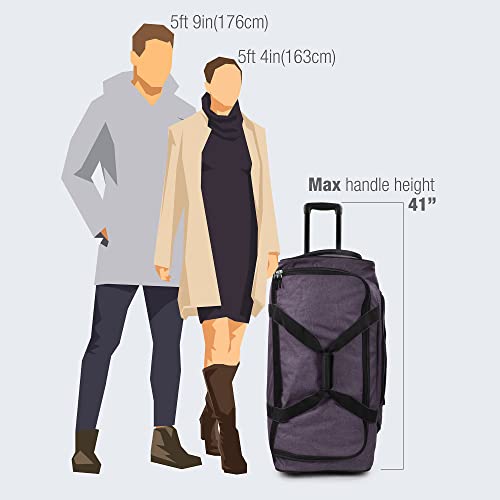 Duffel Bag with Rolling Wheels