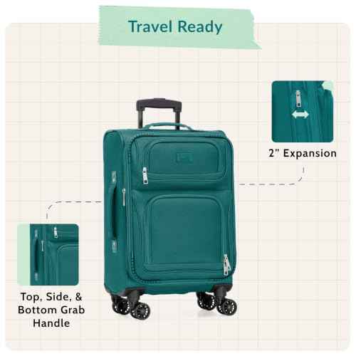 Rio Lightweight Softside Rolling Carry