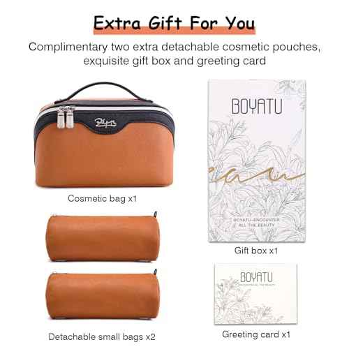 Travel Makeup Bag Organizer Cosmetic Bag (3 Count)