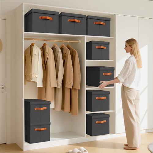 Storage Bins with Lids (4 Count)