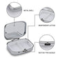 Metal 2 Compartment Pill Organizer Travel Friendly Portable Compact Pill Box Cute Pill Case to Hold Vitamins