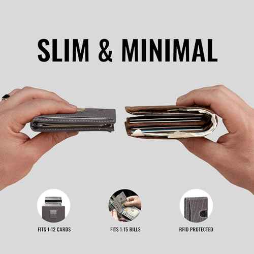 Money Clip Slim Minimalist Wallet for Men